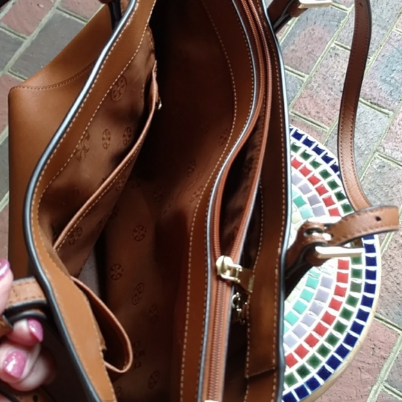 Tory Burch York Small Tote Caramel - Picture 7 of 8